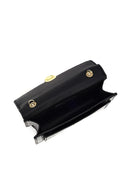 Women's Black Long Chain Strap Patent Leather Mini Classic Evening Shoulder Bag | Derimod Women's Black Long Chain Strap Patent Leather Mini Classic Evening Shoulder Bag | Derimod