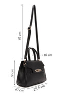 Women's Black Long Strap Shoulder Bag | Derimod Women's Black Long Strap Shoulder Bag | Derimod