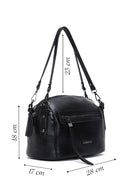 Women's Black Long Strapped Crossbody Bag | Derimod Women's Black Long Strapped Crossbody Bag | Derimod