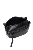 Women's Black Long Strapped Crossbody Bag | Derimod Women's Black Long Strapped Crossbody Bag | Derimod
