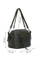 Women's Green Long Strapped Crossbody Bag | Derimod Women's Green Long Strapped Crossbody Bag | Derimod