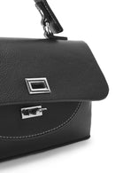 Women's Black Long Strap Casual Shoulder Bag | Derimod Women's Black Long Strap Casual Shoulder Bag | Derimod