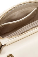 Kadın Krem Uzun Askılı Kapitone Omuz Çantası | Derimod Kadın Krem Uzun Askılı Kapitone Omuz Çantası | Derimod