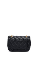 Woman Black Long Strap Quilted Shoulder Bag | Derimod Woman Black Long Strap Quilted Shoulder Bag | Derimod