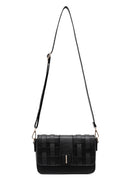 Kadın Siyah Uzun Askılı Örgü Çapraz Çanta | Derimod Kadın Siyah Uzun Askılı Örgü Çapraz Çanta | Derimod