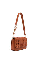 Kadın Taba Uzun Askılı Örgü Çapraz Çanta | Derimod Kadın Taba Uzun Askılı Örgü Çapraz Çanta | Derimod