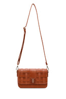 Kadın Taba Uzun Askılı Örgü Çapraz Çanta | Derimod Kadın Taba Uzun Askılı Örgü Çapraz Çanta | Derimod