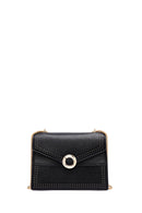 Woman Black Long Strap Classic Shoulder Bag | Derimod Woman Black Long Strap Classic Shoulder Bag | Derimod