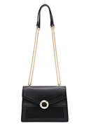 Kadın Siyah Uzun Askılı Klasik Kol Çantası | Derimod Kadın Siyah Uzun Askılı Klasik Kol Çantası | Derimod