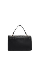 Women's Black Stone Long Strap Shoulder Bag | Derimod Women's Black Stone Long Strap Shoulder Bag | Derimod