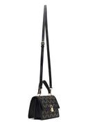 Women's Black Stone Long Strap Shoulder Bag | Derimod Women's Black Stone Long Strap Shoulder Bag | Derimod