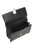 Women's Black Stone Long Strap Shoulder Bag | Derimod Women's Black Stone Long Strap Shoulder Bag | Derimod