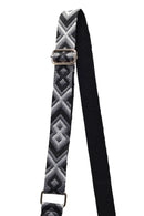 Women's Black Long Strapped Woven Crossbody Bag | Derimod Women's Black Long Strapped Woven Crossbody Bag | Derimod