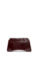 Kadın Bordo Zincir Askılı Rugan Abiye Omuz Çantası | Derimod Kadın Bordo Zincir Askılı Rugan Abiye Omuz Çantası | Derimod