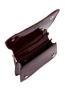 Kadın Bordo Zincir Askılı Rugan Abiye Omuz Çantası | Derimod Kadın Bordo Zincir Askılı Rugan Abiye Omuz Çantası | Derimod