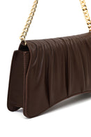 Women's Brown Chain Strap Classic Shoulder Bag | Derimod Women's Brown Chain Strap Classic Shoulder Bag | Derimod
