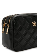 Kadın Siyah Uzun Askılı Kapitone Çapraz Çanta | Derimod Kadın Siyah Uzun Askılı Kapitone Çapraz Çanta | Derimod