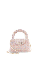 Woman Pink Long Strap Mini Handbag | Derimod Woman Pink Long Strap Mini Handbag | Derimod