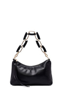 Woman Black Long Strap Shoulder Bag | Derimod Woman Black Long Strap Shoulder Bag | Derimod
