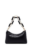 Woman Black Long Strap Shoulder Bag | Derimod Woman Black Long Strap Shoulder Bag | Derimod