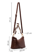 Kadın Kahverengi Uzun Askılı Omuz Çantası | Derimod Kadın Kahverengi Uzun Askılı Omuz Çantası | Derimod