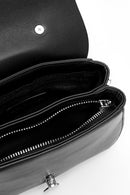 Kadın Siyah Uzun Askılı Klasik Kol Çantası | Derimod Kadın Siyah Uzun Askılı Klasik Kol Çantası | Derimod