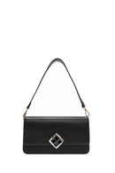 Women's Black Long Strap Shoulder Bag | Derimod Women's Black Long Strap Shoulder Bag | Derimod