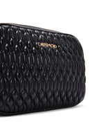 Women's Black Quilted Crossbody Bag | Derimod Women's Black Quilted Crossbody Bag | Derimod