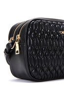 Women's Black Quilted Crossbody Bag | Derimod Women's Black Quilted Crossbody Bag | Derimod