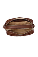 Woman Brown Quilted Crossbody Bag | Derimod Woman Brown Quilted Crossbody Bag | Derimod