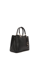 Kadın Siyah Uzun Askılı Aksesuar Detaylı Kol Çantası | Derimod Kadın Siyah Uzun Askılı Aksesuar Detaylı Kol Çantası | Derimod