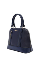 Woman Navy Blue Long Strap Classic Shoulder Bag | Derimod Woman Navy Blue Long Strap Classic Shoulder Bag | Derimod