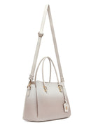 Kadın Krem Uzun Askılı Baskılı Kol Çantası | Derimod Kadın Krem Uzun Askılı Baskılı Kol Çantası | Derimod