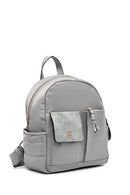 Kadın Gri Kumaş Sırt Çantası | Derimod Kadın Gri Kumaş Sırt Çantası | Derimod