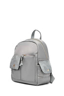 Kadın Gri Kumaş Sırt Çantası | Derimod Kadın Gri Kumaş Sırt Çantası | Derimod