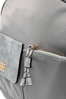 Kadın Gri Kumaş Sırt Çantası | Derimod Kadın Gri Kumaş Sırt Çantası | Derimod