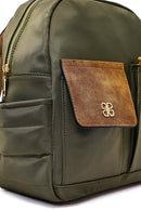 Kadın Yeşil Kumaş Sırt Çantası | Derimod Kadın Yeşil Kumaş Sırt Çantası | Derimod