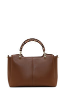 Women's Brown Long Strap Accessorized Shoulder Bag | Derimod Women's Brown Long Strap Accessorized Shoulder Bag | Derimod