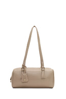 Women's Beige Shoulder Bag with Accessories | Derimod Women's Beige Shoulder Bag with Accessories | Derimod