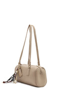 Women's Beige Shoulder Bag with Accessories | Derimod Women's Beige Shoulder Bag with Accessories | Derimod