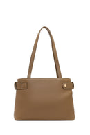 Women's Brown Long Strap Shoulder Bag with Accessories | Derimod Women's Brown Long Strap Shoulder Bag with Accessories | Derimod