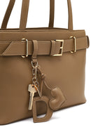 Kadın Kahverengi Uzun Askılı Aksesuarlı Omuz Çantası | Derimod Kadın Kahverengi Uzun Askılı Aksesuarlı Omuz Çantası | Derimod