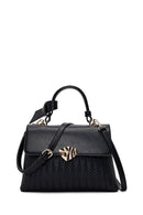 Kadın Siyah Uzun Askılı Klasik Kol Çantası | Derimod Kadın Siyah Uzun Askılı Klasik Kol Çantası | Derimod