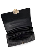 Kadın Siyah Uzun Askılı Klasik Kol Çantası | Derimod Kadın Siyah Uzun Askılı Klasik Kol Çantası | Derimod