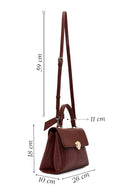 Women's Brown Long Strap Classic Shoulder Bag | Derimod Women's Brown Long Strap Classic Shoulder Bag | Derimod