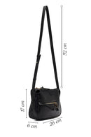 Kadın Siyah Uzun Askılı Çapraz Çanta | Derimod Kadın Siyah Uzun Askılı Çapraz Çanta | Derimod