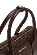 Kadın Kahverengi Uzun Askılı Kol Çantası | Derimod Kadın Kahverengi Uzun Askılı Kol Çantası | Derimod