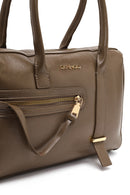 Women's Mink Long Strap Shoulder Bag | Derimod Women's Mink Long Strap Shoulder Bag | Derimod