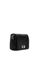 Women's Black Chain Strap Quilted Mini Crossbody Bag | Derimod Women's Black Chain Strap Quilted Mini Crossbody Bag | Derimod