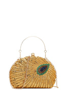 Kadın Altın Uzun Zincir Askılı Pullu Kutu Abiye Kol Çantası | Derimod Kadın Altın Uzun Zincir Askılı Pullu Kutu Abiye Kol Çantası | Derimod